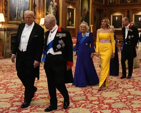 The Royal Family Deploy Grand Welcome Amid Demonstrations; Jimmy Kimmel Pulled From Air Over Kirk Comments